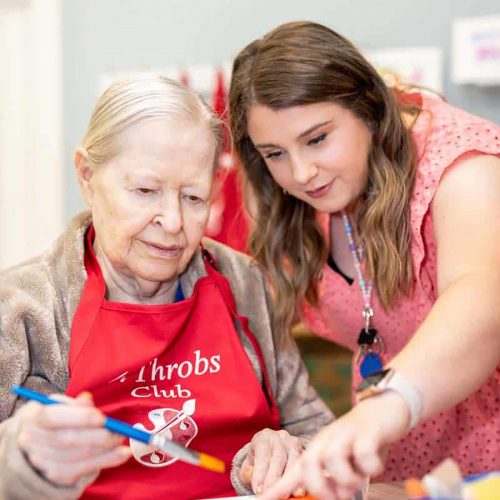 Civitas Senior Living | Woman painting