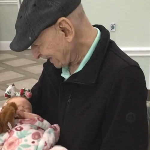Ariel Pointe Resident Donated Babies to Memory Care
