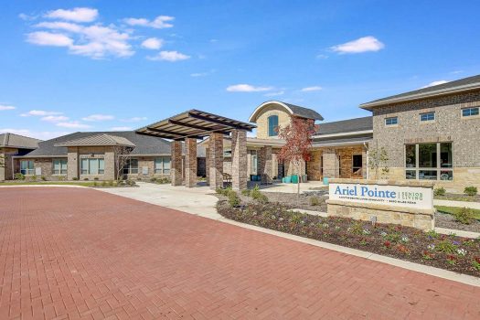 Ariel Pointe of Sachse | Exterior welcome sign