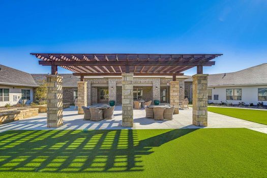 Ariel Pointe of Sachse | Courtyard area