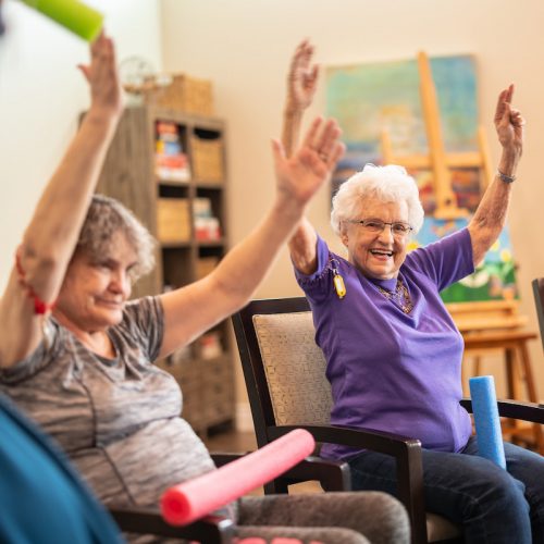 Civitas Senior Living | Seniors doing an exercise activity