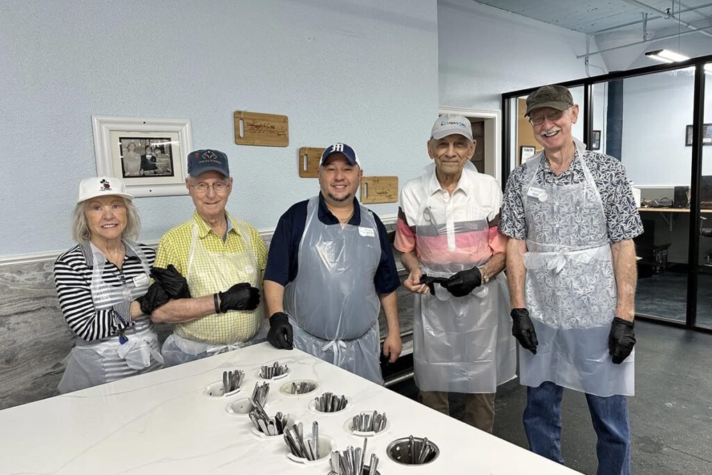 Seniors Serve Meals to Homeless | Legacy Oaks of Midlothian