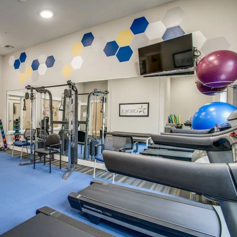 Midlothian fitness room