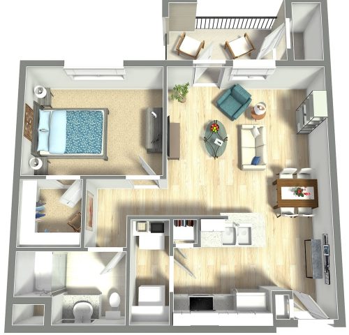 Legacy Oaks of Midlothian | One Bedroom