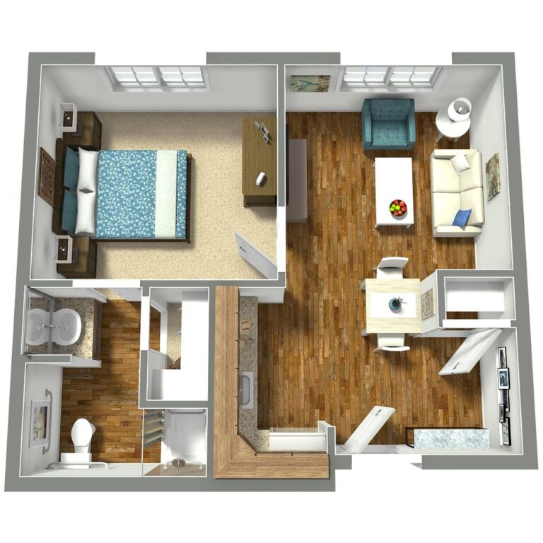 Ledgestone Senior Living | One Bedroom, One Bath