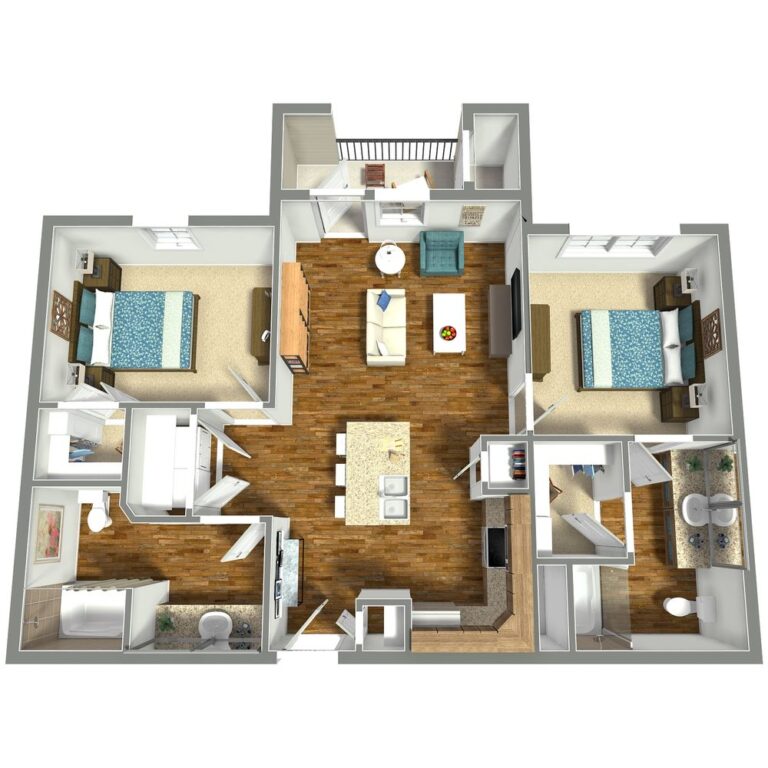 Ledgestone Senior Living | Two Bedroom, Two Bath