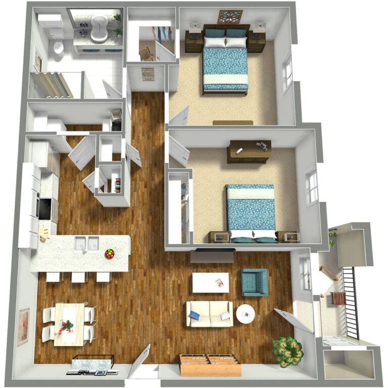 Ledgestone Senior Living | Two Bedroom, Two Bath