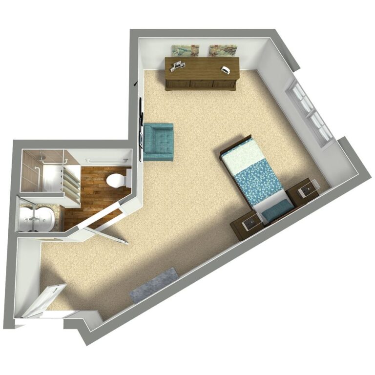 Ledgestone Senior Living | Private Suite