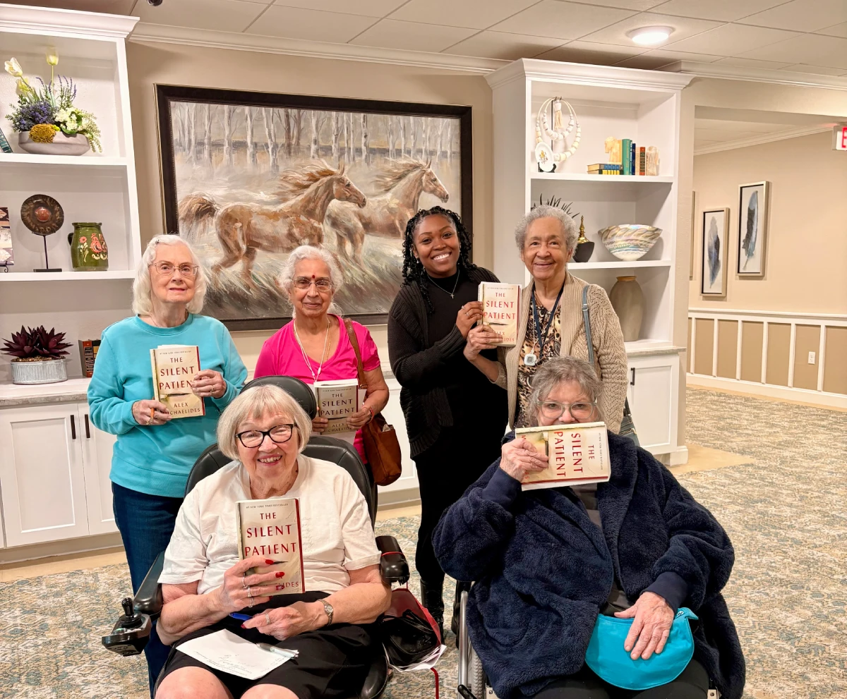 Houston Seniors Meet for Book Club | StoneCreek of Copperfield