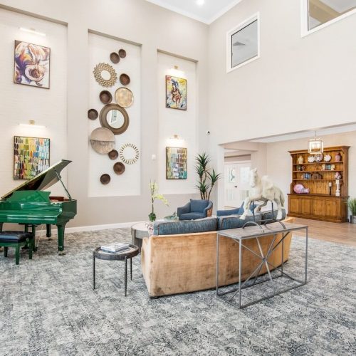 StoneCreek of Copperfield | Foyer with a piano