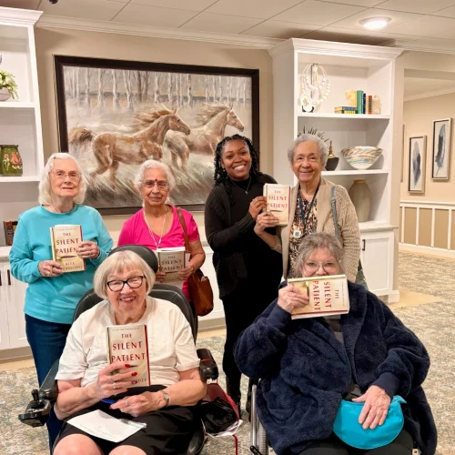 Houston Seniors Meet for Book Club | StoneCreek of Copperfield