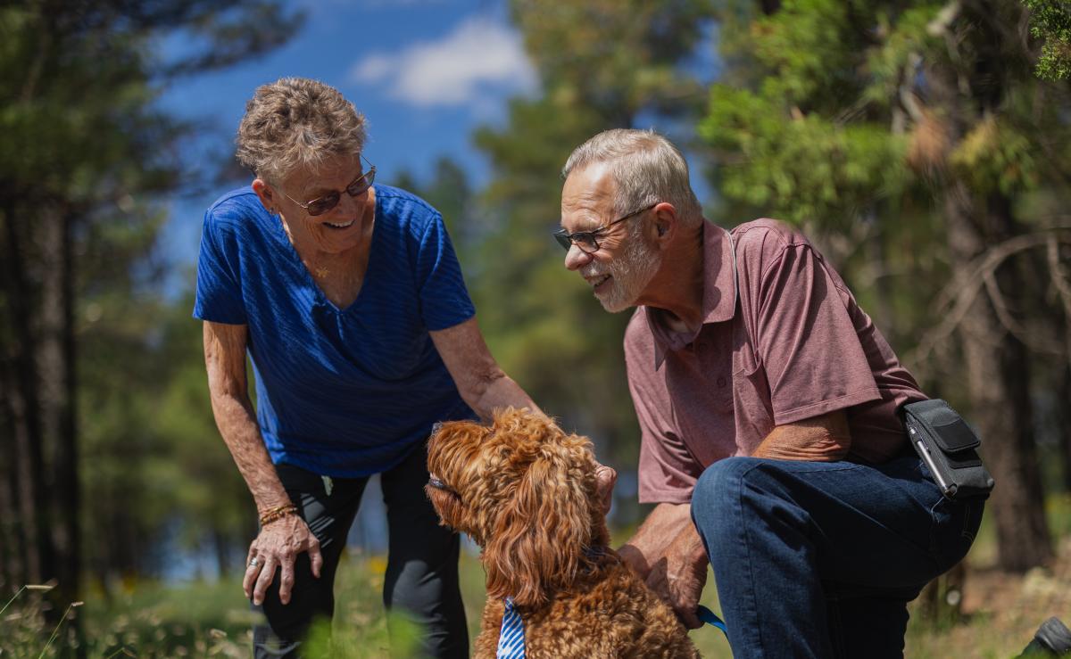 The Bluffs of Flagstaff in Arizona welcomes good dogs for seniors!