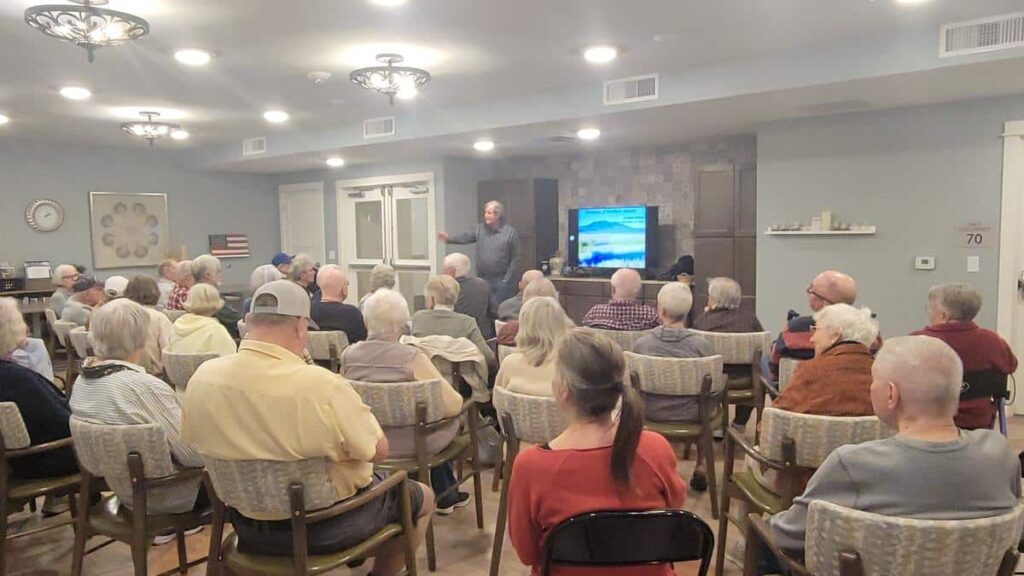 The Bluffs of Flagstaff | Volcano Lecture Drew Crowd