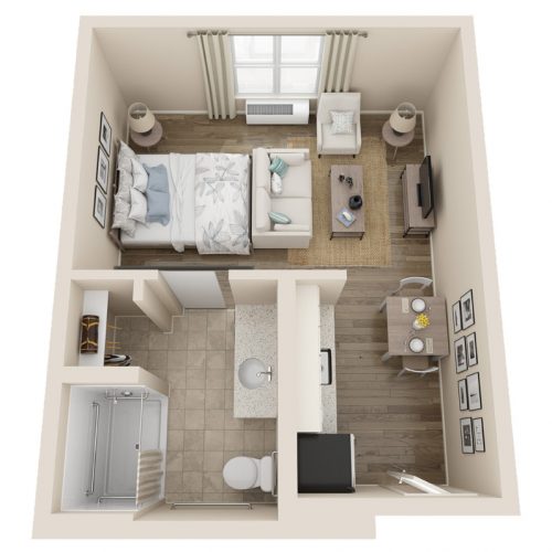 Bluffs of Flagstaff | Assisted Living Studio