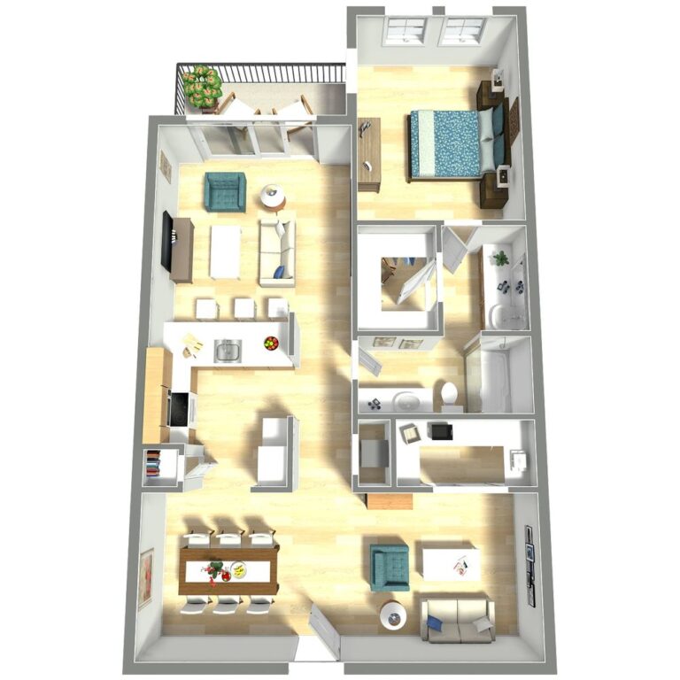 Valley View | One-Bedroom with Den