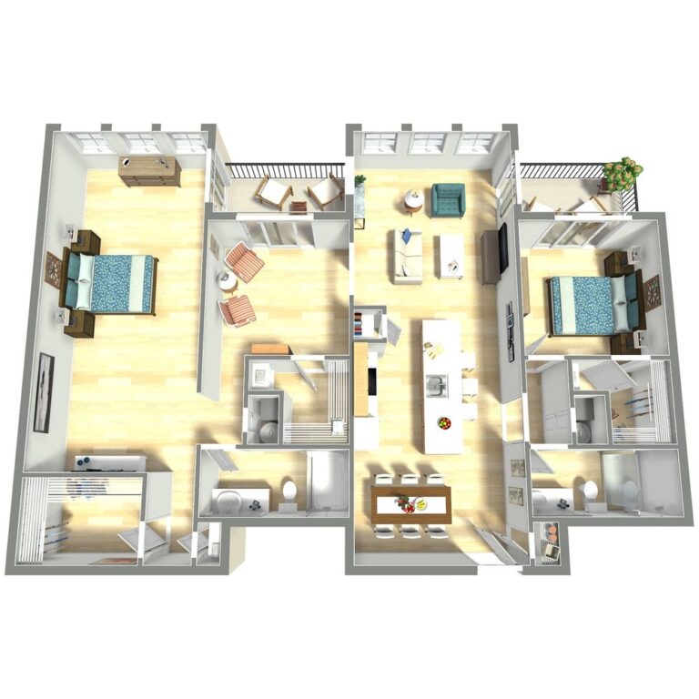 Valley View | Two-Bedroom Deluxe