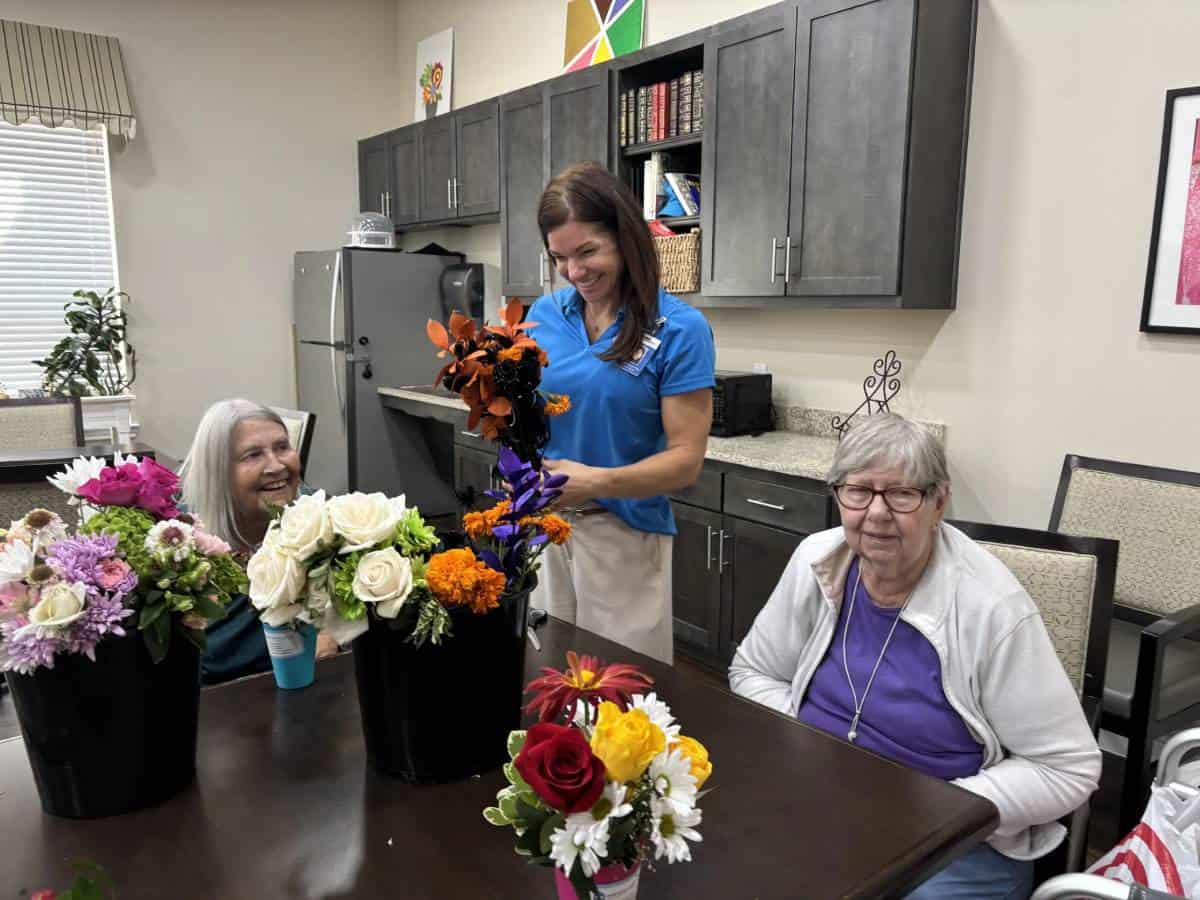 Fall Fun and Flowers | Double Creek Assisted Living