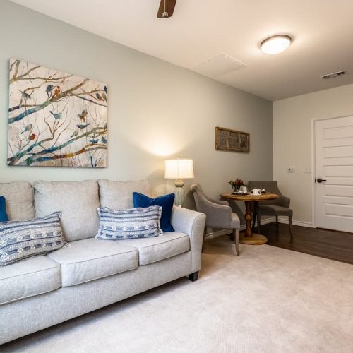 Double Creek | Model Apartment Living Room