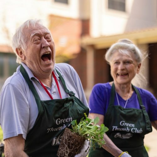 Double Creek | Seniors in the community garden