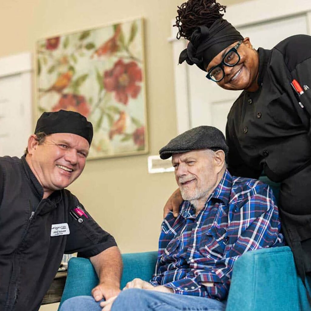 Long Creek | Memory care residents doing activities