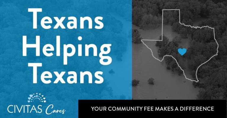 Civitas Donates Move-In Fees to Support Texas Flood Relief