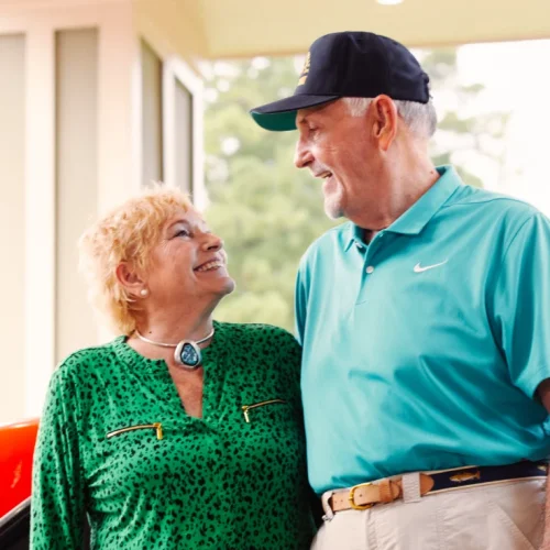 Long Creek | Residents entering the community