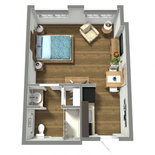 Midtowne | Assisted Living Studio A