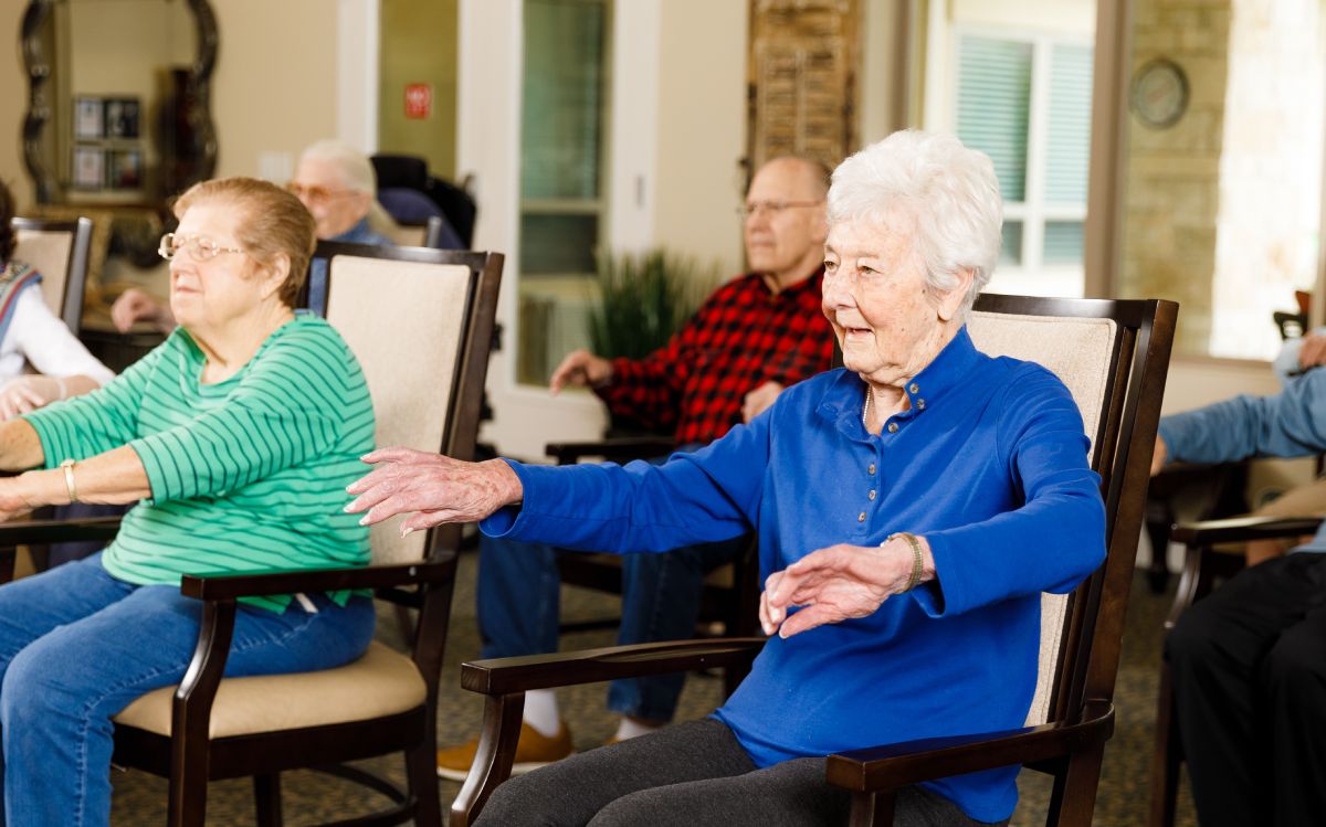 Civitas Senior Living | Senior group workout