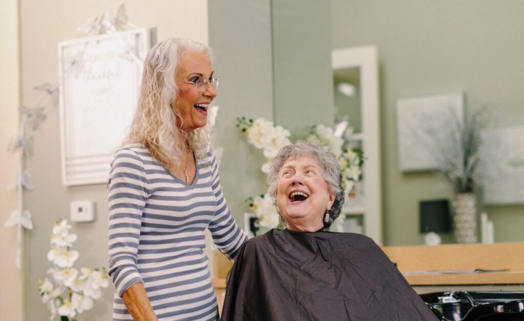 Civitas Senior Living | Senior in the salon