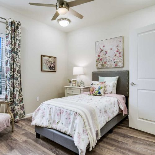 The Grandview of Chisholm Trail | Memory Care Bedroom
