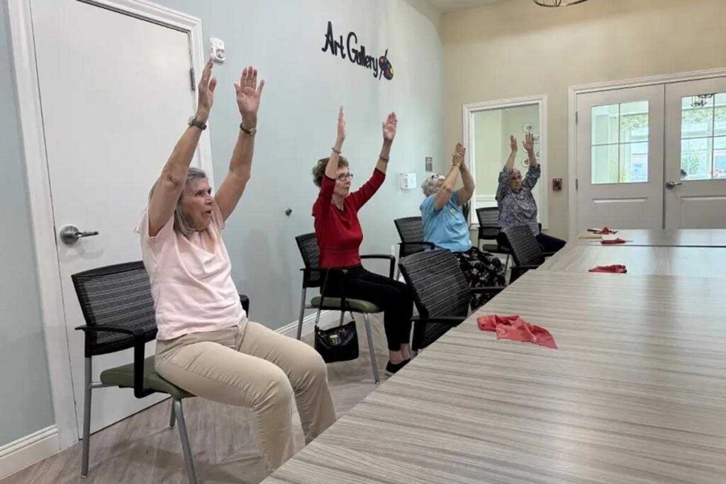 Harvest of Roanoke | Weekly Yoga Engages Residents