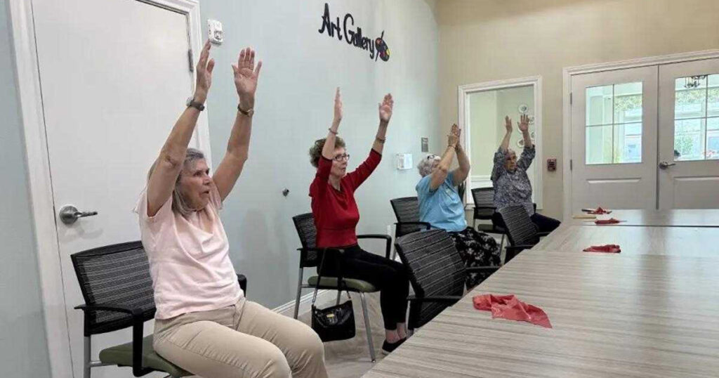 Harvest of Roanoke | Weekly Yoga Engages Residents