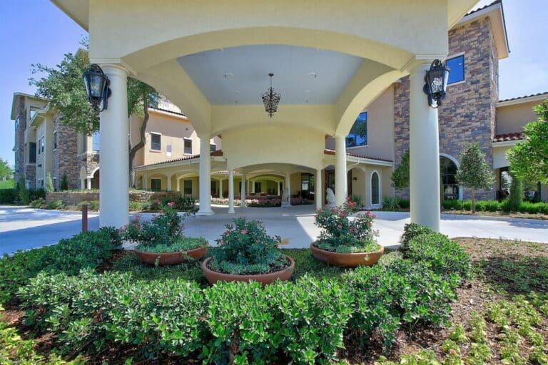 The Ridglea Senior Living | Exterior front entrence