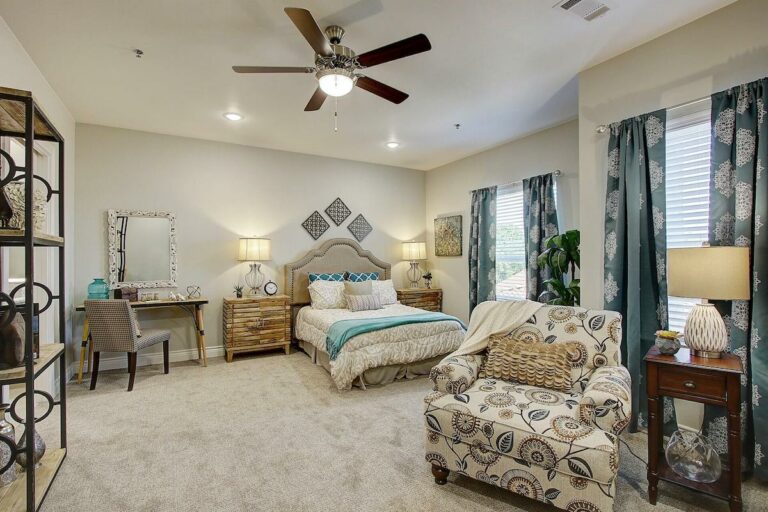 The Ridglea Senior Living | Studio bedroom