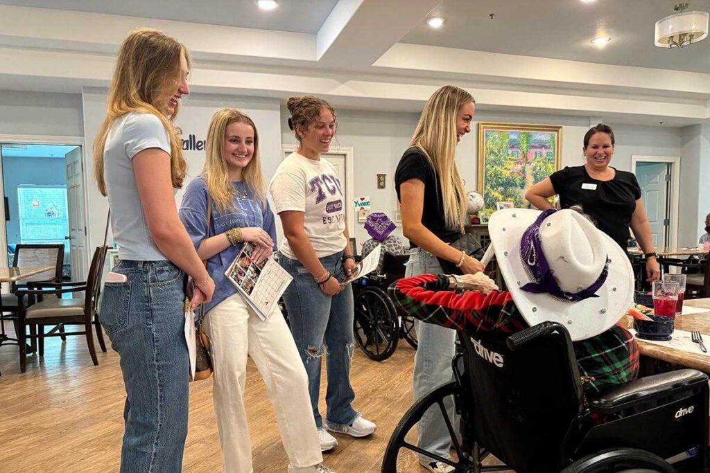 Dementia Care with TCU Students | The Ridglea