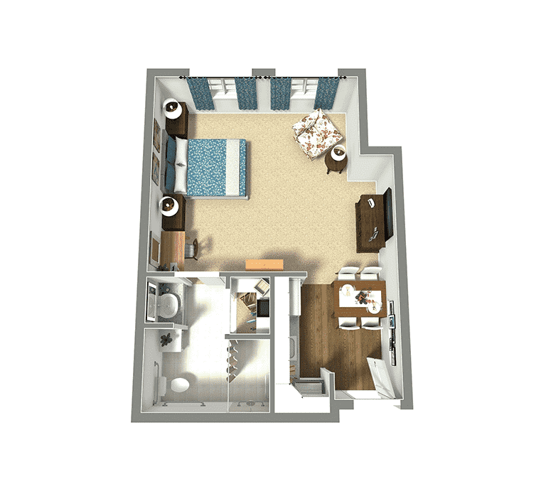 The Ridglea | Studio Deluxe