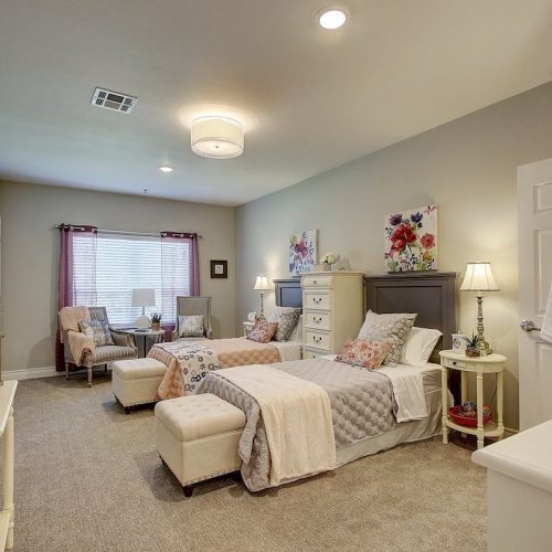 The Ridglea Senior Living | Memory care bedroom