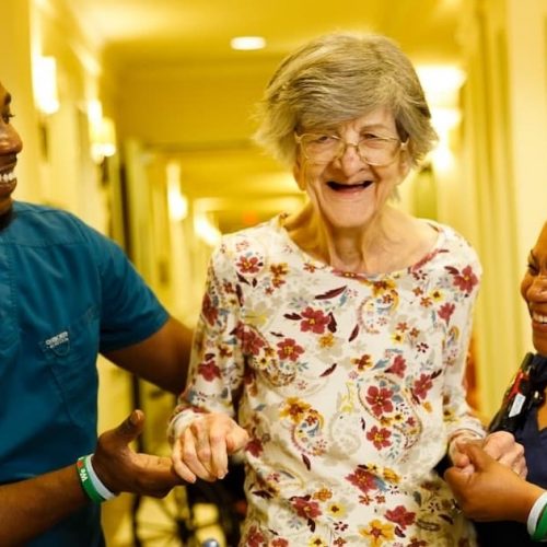 Civitas Senior Living | Seniors getting help from team members