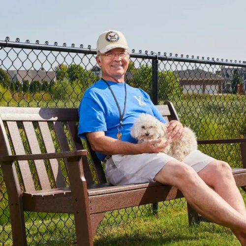 Civitas | Senior Man with his Dog