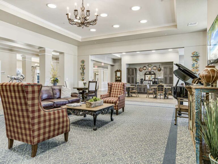 West Fork at Weatherford | Sitting area by the piano