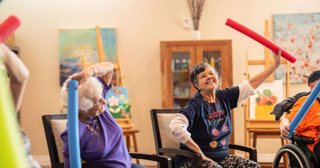 West Fork at Weatherford | Senior doing activities
