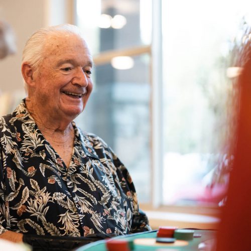 Harvest of Aledo | Senior playing poker